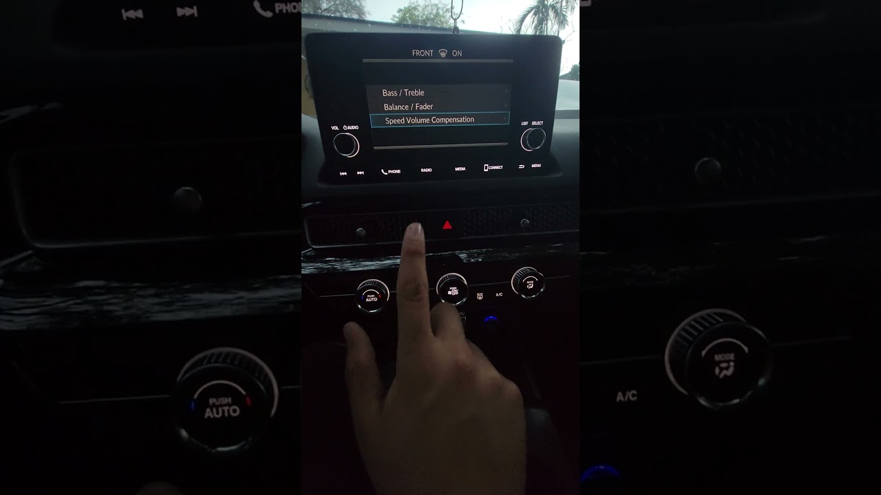 2023 Honda Civic Front A/C Operation Guide