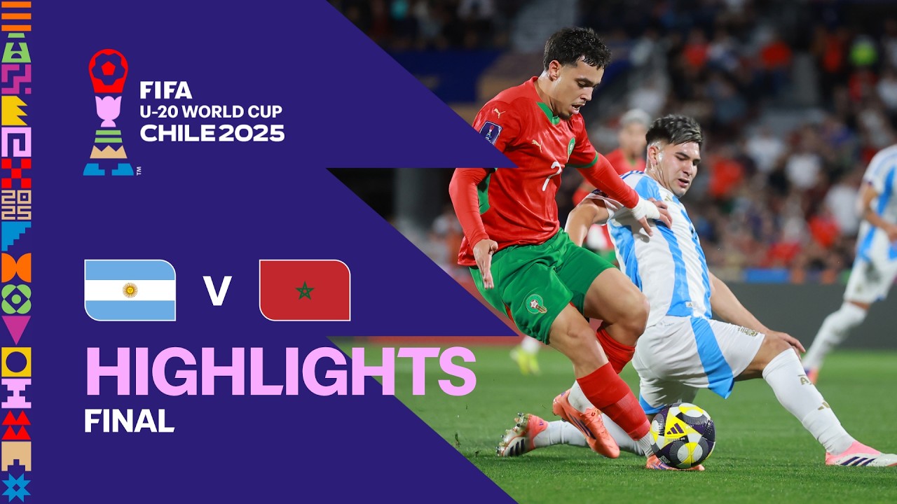 Argentina vs Morocco U-20 World Cup Highlights | Chile 2025 ⚽