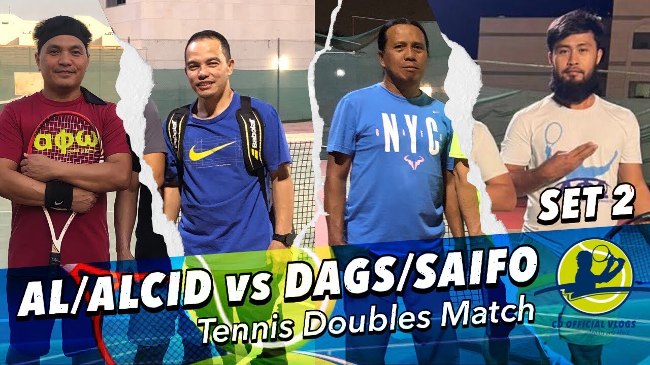 SET 2: Epic Doubles Tennis Showdown: Dags/Saifo vs Alcid/Al at KSMC 🎾