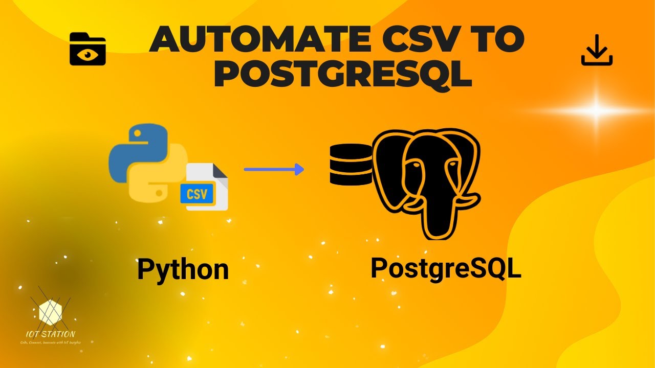 Automate CSV to PostgreSQL with Python π