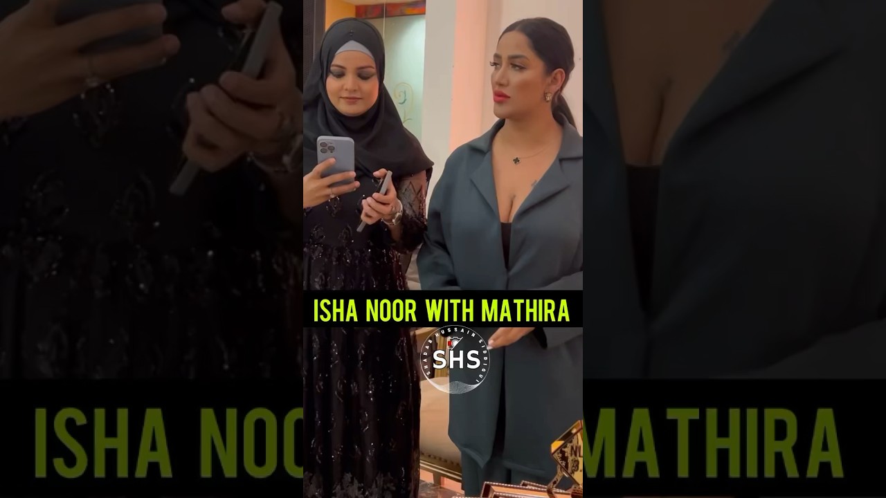 Ishaa Noor & Mathira at Nations Leader Awards 3.0 🎉