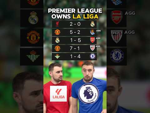 PREMIER LEAGUE IS SO MUCH STRONGER THAN LA LIGA 💀😭