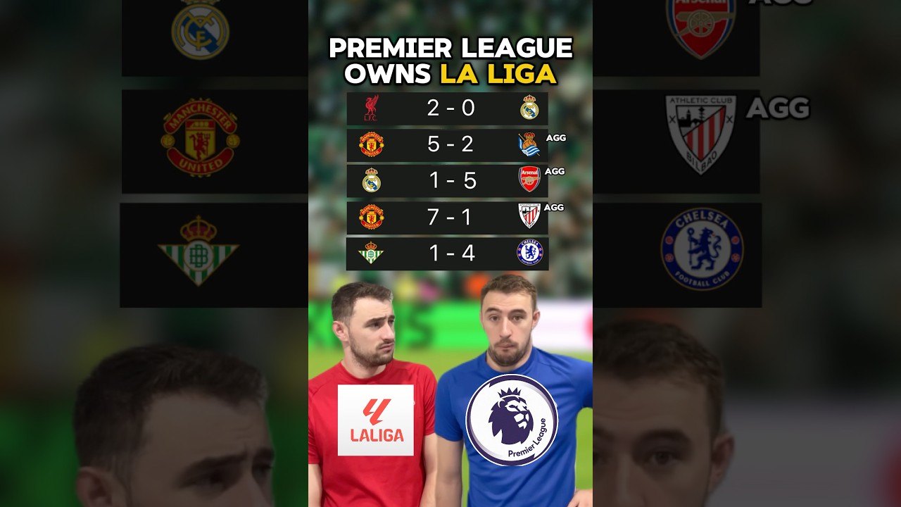 Premier League's Dominance Over La Liga
