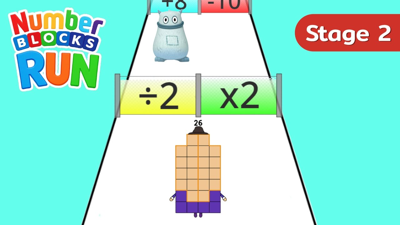 Numberblocks Run Stage 2: Math & Division 🧮