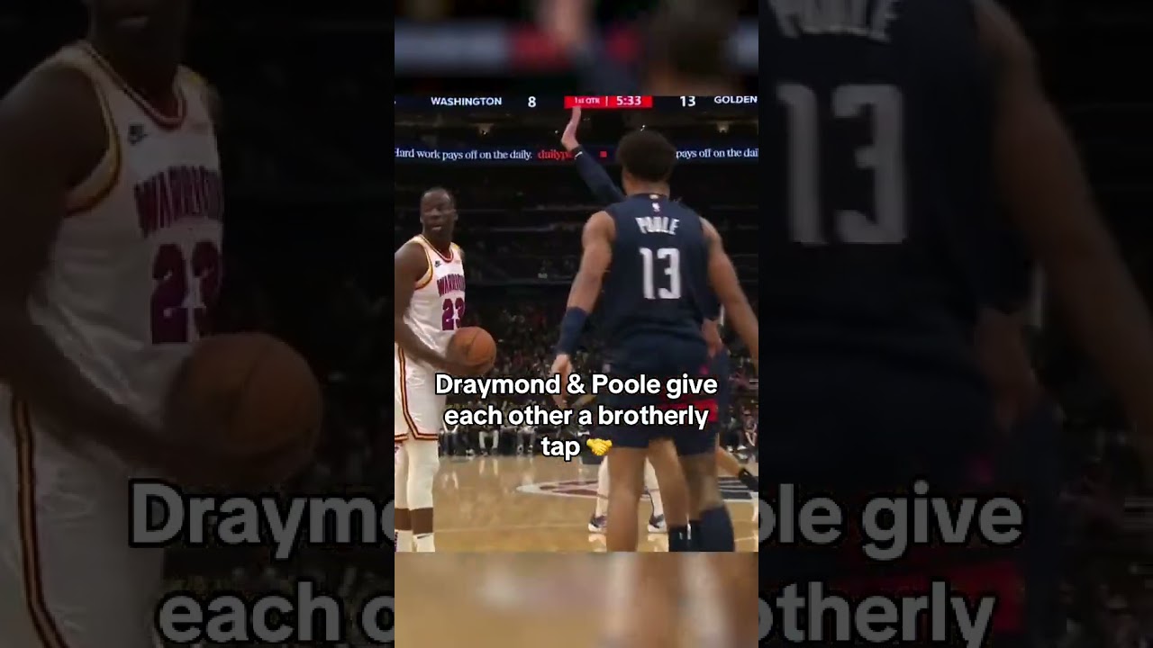 Draymond Green & Poole's Tense Moment Caught on Camera 👀