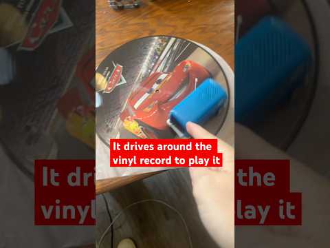 It’s literally a bus! it’s called the vinyl killer or the record runner #vinyl #recordplayer #shorts