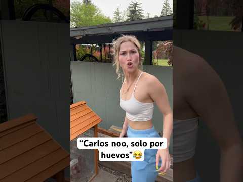 Llegue y con hambre 😂 #jcandsondra #humor #gringa