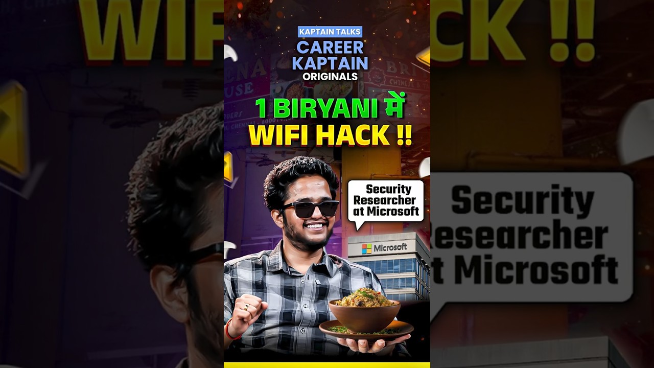 1 Biryani and WiFi Hack? 🍛🔓 Shocking Cybersecurity Insights in Kaptain Talks!