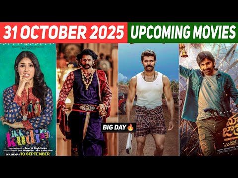 Top 10 Upcoming Movies Releasing This 31 October 2025 In Hindi | Upcoming Bollywood & South Films