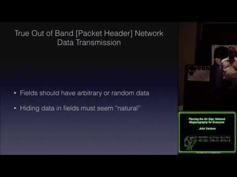 316 Piercing the Air Gap Network Steganography for Everyone John Ventura