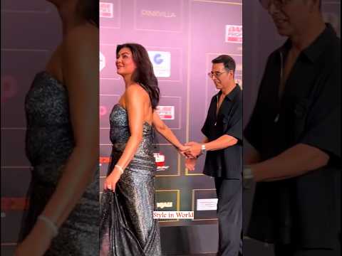 Akshay Kumar And Sushmita Sen At Red Carpet Pinkvilla Screen And Style Icons Awards
