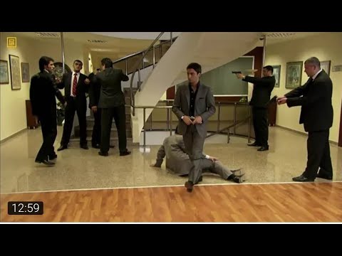 هيبة مراد علمدار ورجالة أثناء طلب تسليم سلاحهم | مشهد قوي في مسلسل وادي الذئاب