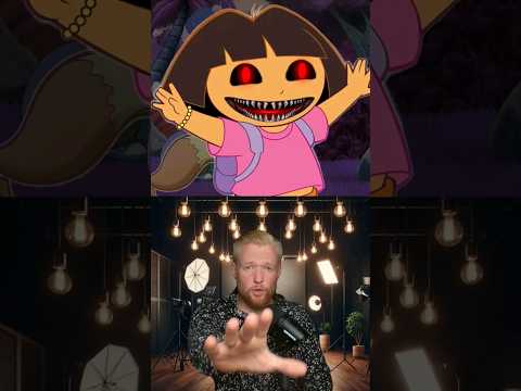 Is Dora The Explorer Low Key A Demon⁉️👹😱 #shorts