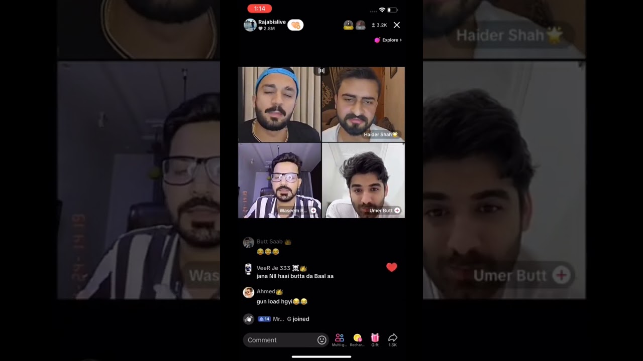 Rajab Butt vs Waseem Rana TikTok Live Match ๐ฎ