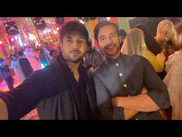 Zaroon & Nawal from Bezubaan Celebrate Wedding Fun with Usama Khan ๐