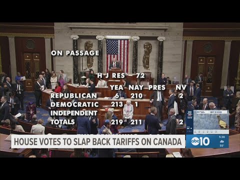 Trump issues warning after House challenges tariff policy