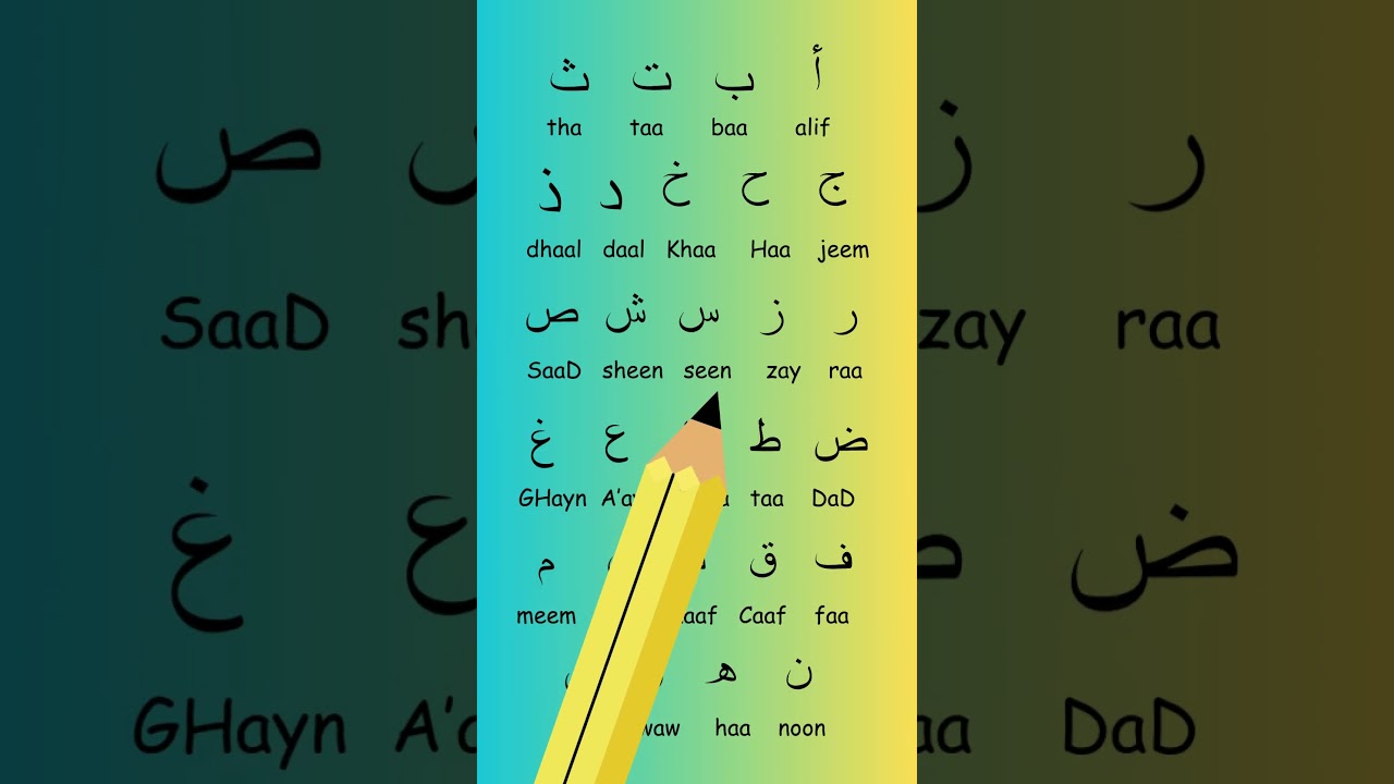 Learn the Arabic Alphabet with Step-By-Step Academy