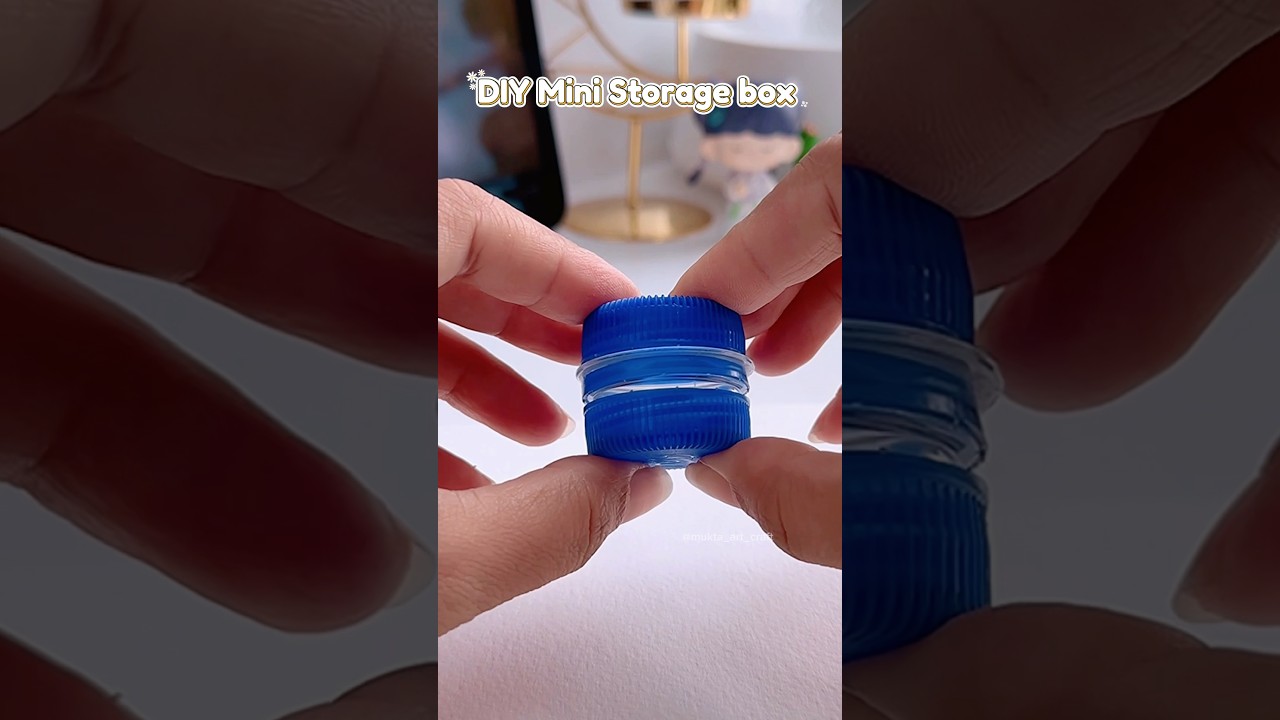 Create a Stylish Mini Storage Box from a Plastic Bottle 🧴 | Easy DIY Craft