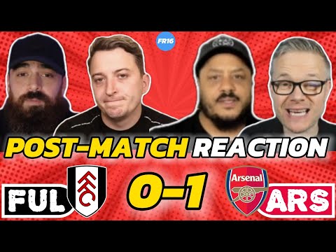ARSENAL + RIVAL & HATERS FANS POST-MATCH REACTION TO FULHAM 0-1 ARSENAL