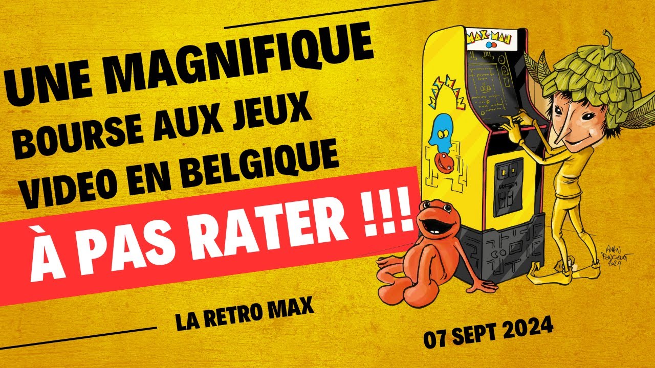 Retromax: Bourse RetroGaming en Belgique 🎮