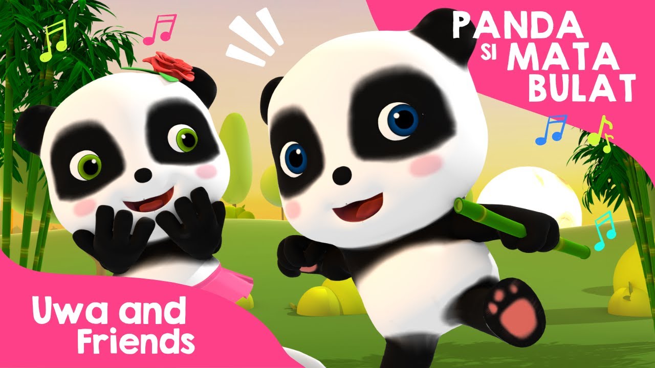 Lagu Anak Indonesia: Panda Si Mata Bulat 🐼 - Lagu Binatang Lucu dan Menggemaskan