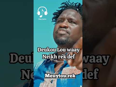 Demba Guissé meuytou rék (lyrics vidéo)#short #senegal #videolyrics #dembaguisse