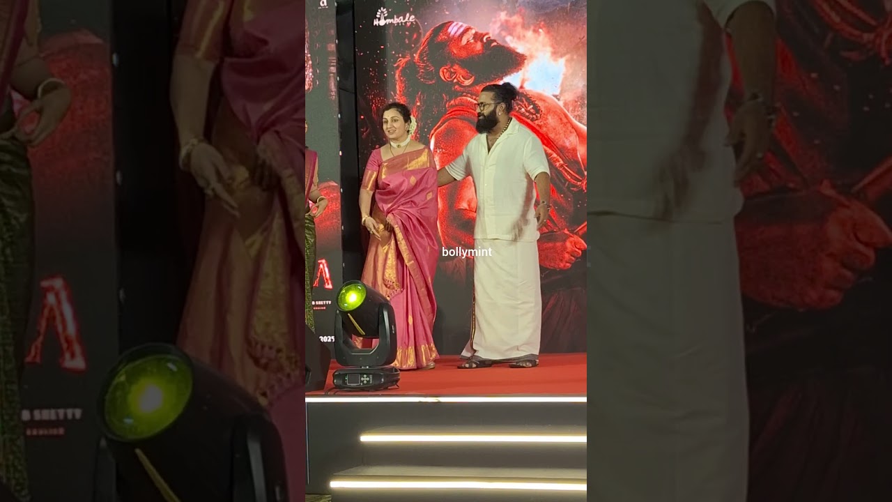 Kantara Chapter 1: Rishab Shetty & Wife in Mumbai 🎬