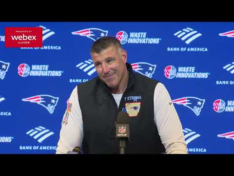 Mike Vrabel: "They Gave Us Everything We Got." | Patriots Press Conference