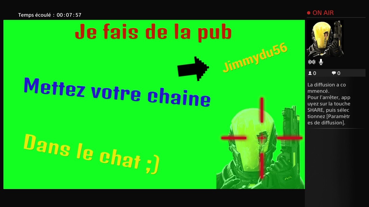 Je fais de la pub