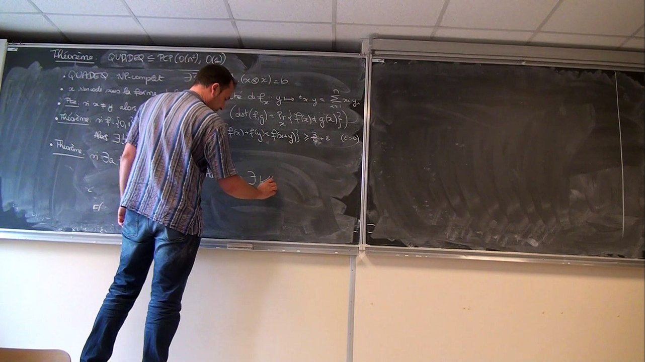 [PCP 3A/5] N. Schabanel - Preuve complète du théorème PCP