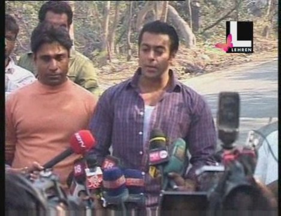 Bollywood Actor Salman Khan Nervous