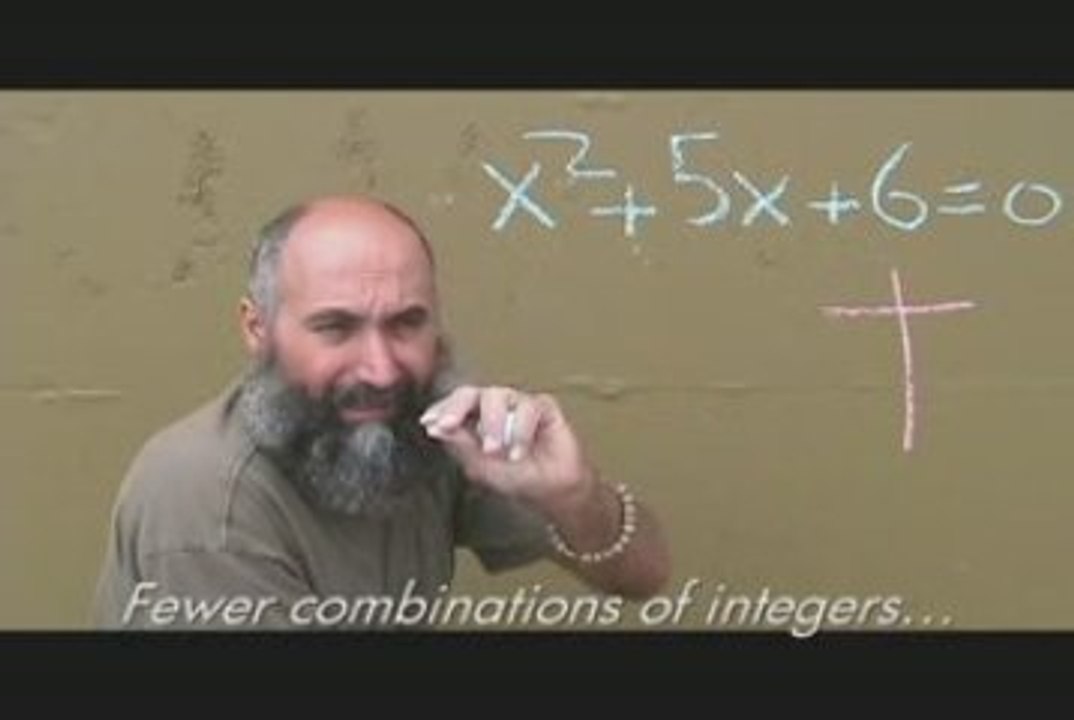 Mathematics III (85): Factoring: Simple Trinomial Factoring