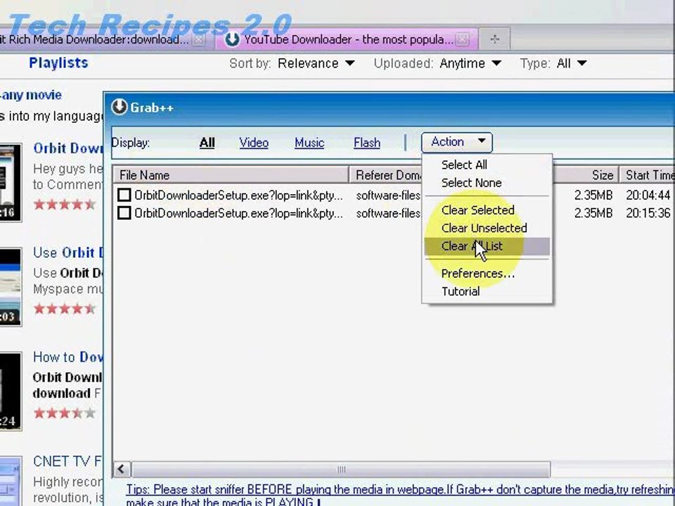 How to Download any streaming media files by Orbit Downloaer