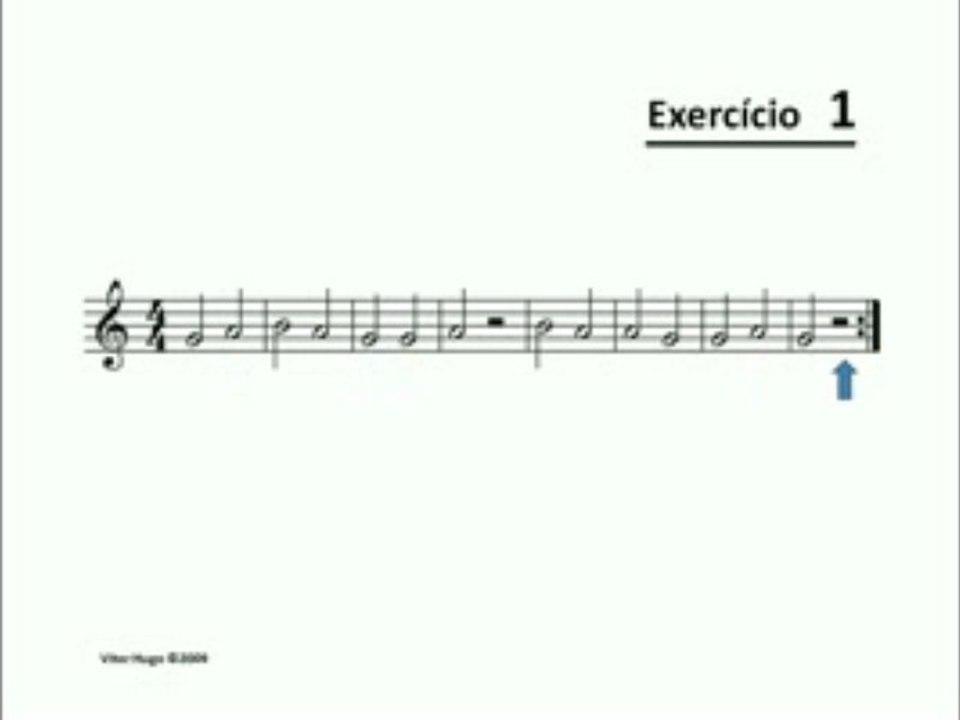 Flauta Básica - Exercício 1