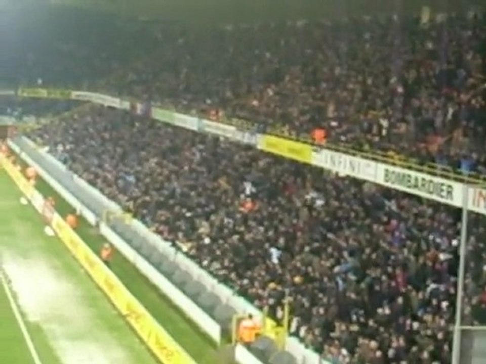 Fin de match Club Brugge - Toulouse FC