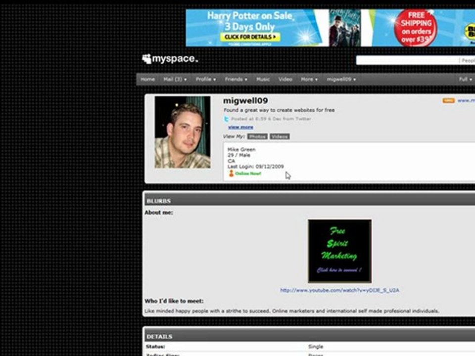 How to create an image link on FB & Myspace