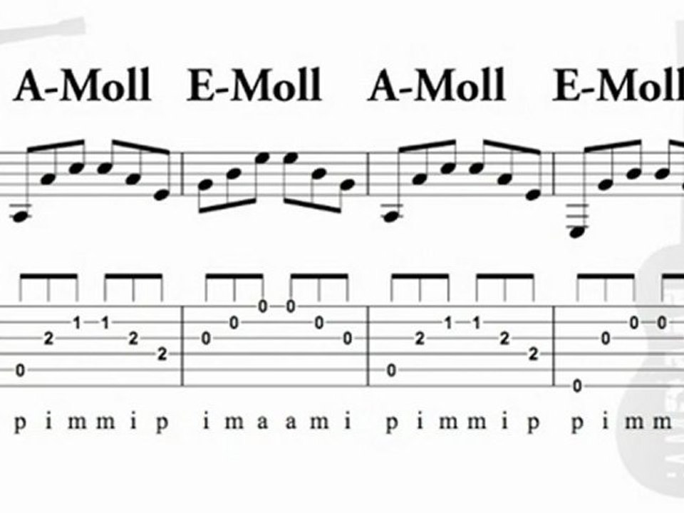 Fallin - Gitarre lernen für Anfänger