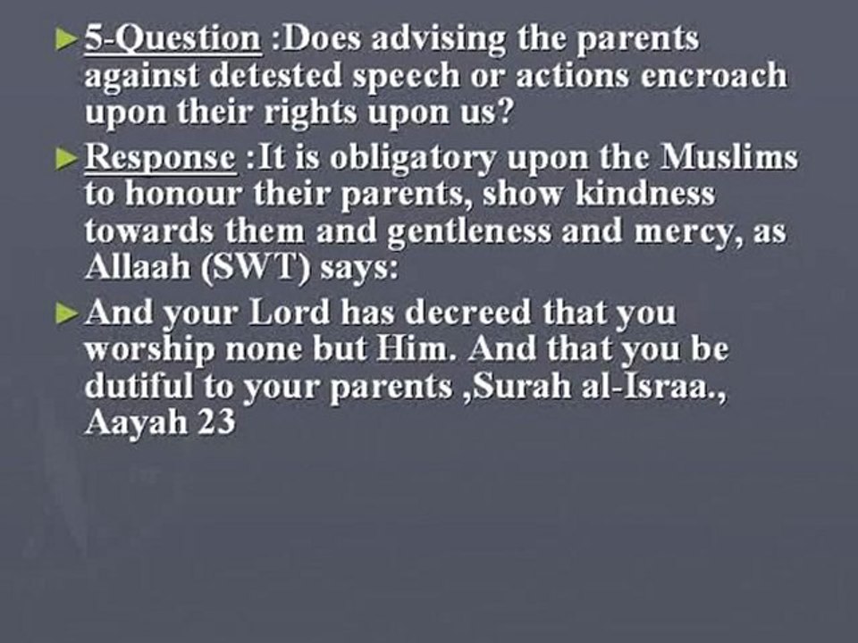 Islamic Questions & Answers-3