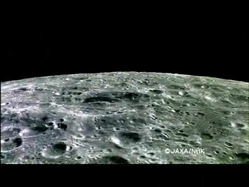 Lake spotted over Moon by HDTV Cameras of JAXA