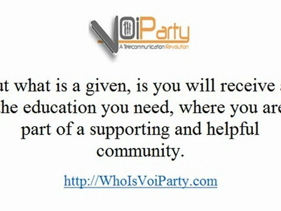 VoiParty: Powering Your Home Business 💼