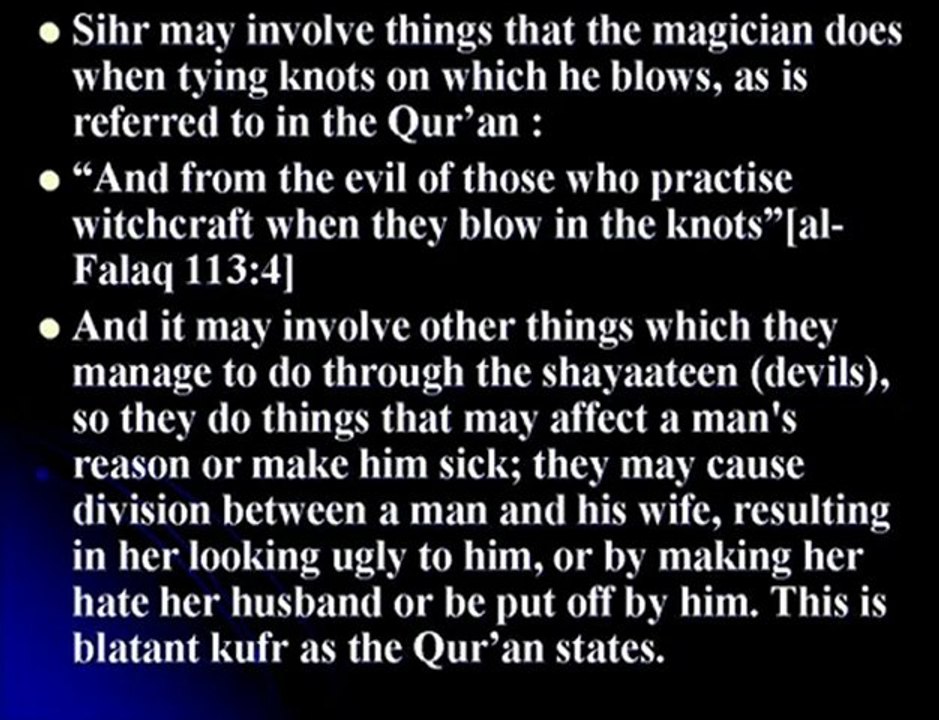 Types of magic in Islam