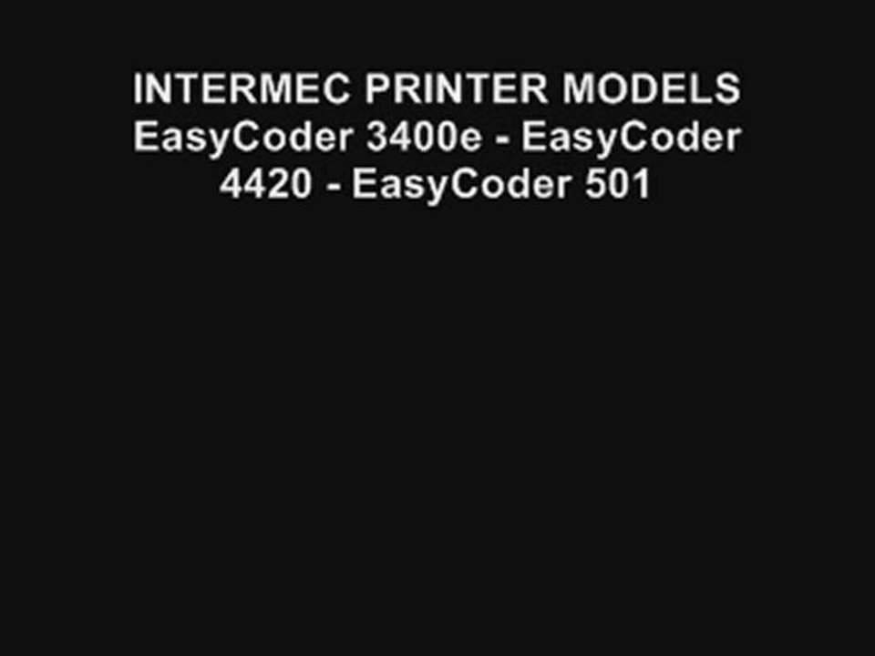 Intermec Thermal Printer Printheads From Funktion Consumable