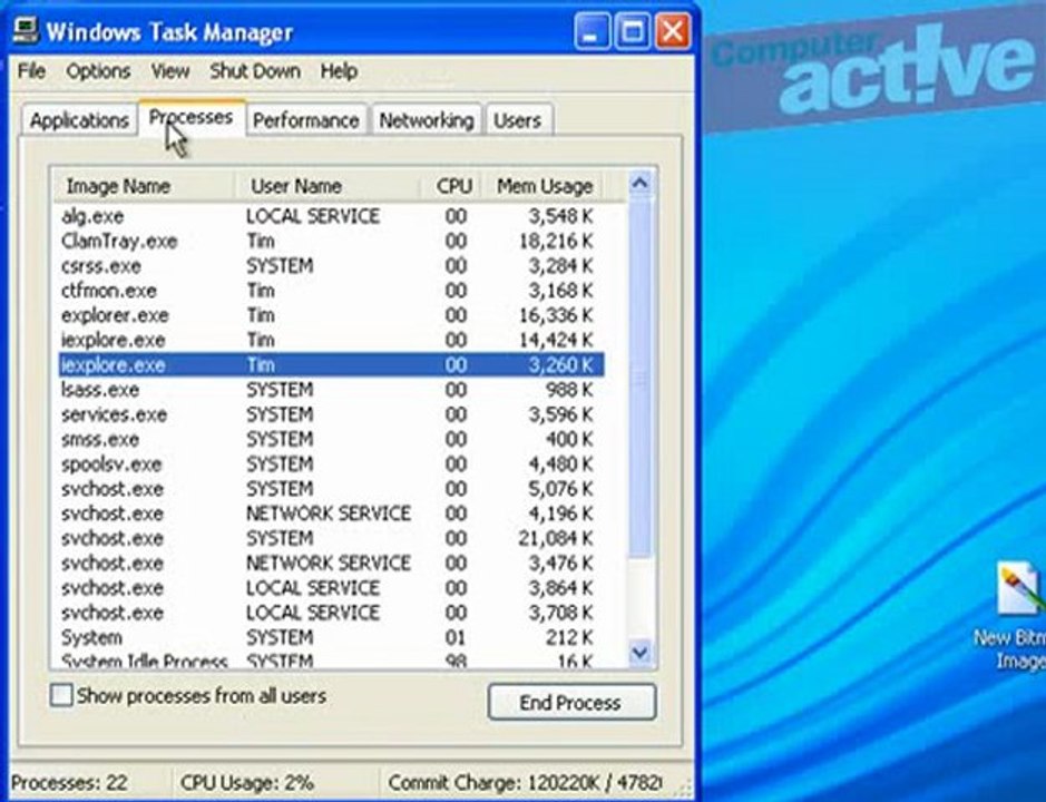 Introducing the Windows XP Task Manager