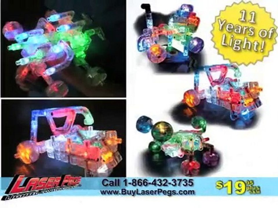 Award-Winning Laser Pegs Lighted Building Set 🧩