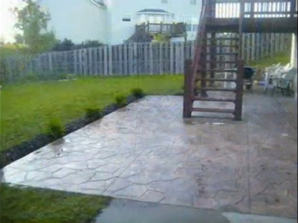 Stamped concrete