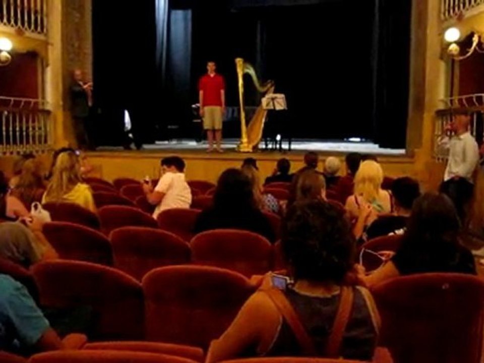 In the theater in Bevagna