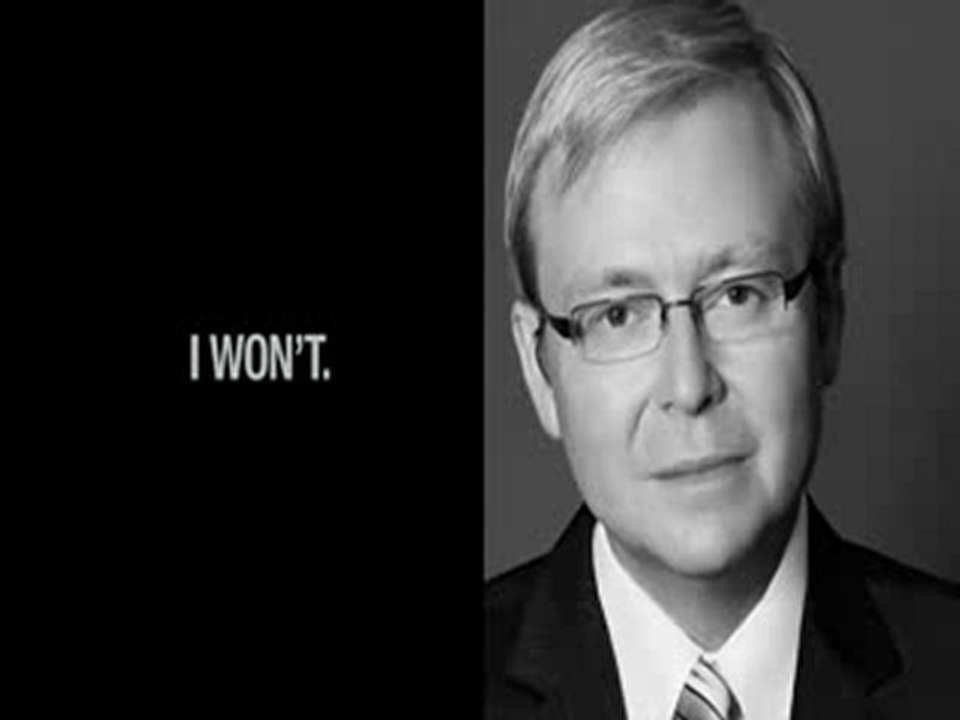 The difference between Kevin Rudd and Mr Howard