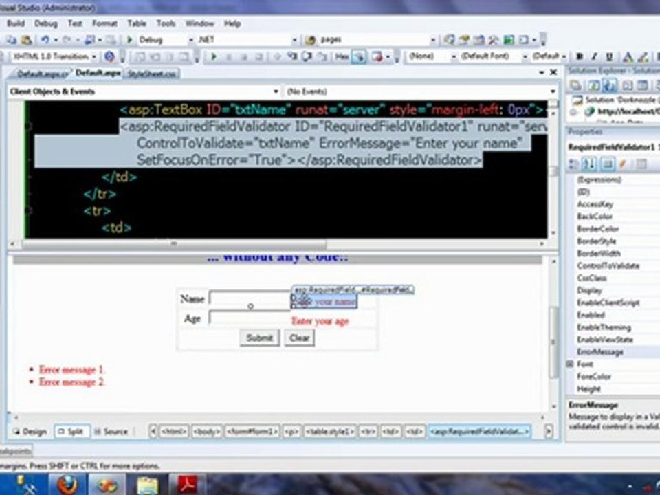 Utilize .NET Built-in Message Box for User Notifications
