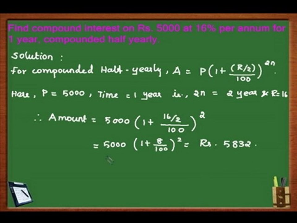 Assignment Help | Math | Compound Interest Problem 1