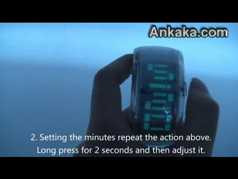 Guideline - Stylish Fashion Dot-Matrix LED Watch